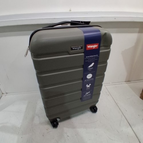WRANGLER HARDSIDE CARRY-ON SPINNER LUGGAGE - 22" - DUSTY OLIVE GREEN (MODEL: WR-87720-330) image 2