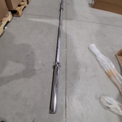 OLYMPIC BARBELL STANDARD WEIGHTLIFTING BARBELL - 2" X 7FT - 50 LBS image 2
