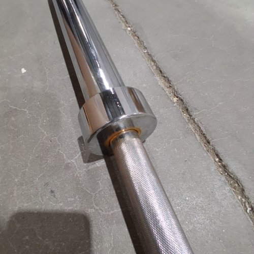 OLYMPIC BARBELL STANDARD WEIGHTLIFTING BARBELL - 2" X 7FT - 50 LBS image 3
