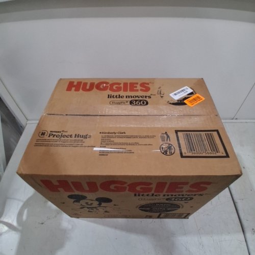 128PK BABY DISNEY HUGGIES LITTLE MOVERS HUGGFIT 360 DIAPERS - SIZE 5 - MICKEY MOUSE image 3