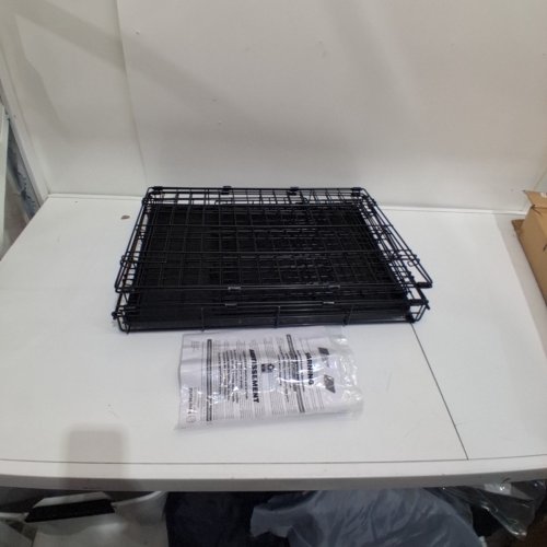 NEW WORLD FOLDING METAL DOG CRATE, 24'' SMALL - BLACK (MODEL: B24) image 2