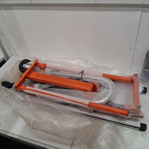 GARVEE 3 IN 1 CONVERTIBLE HAND TRUCK ALUMINUM - ORANGE AND SILVER (ITEM: 7PYK7) image 3