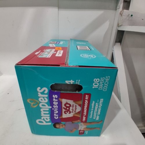 108PK PAMPERS CRUISERS 360 BABY DIAPERS - SIZE 4 image 2