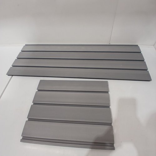 FRAYSCENT SLAT WALL PANELING - 4FT X 1FT - GREY (MODEL: WALL-PVC-GRAY-8) image 4