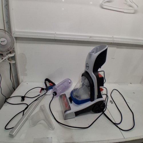 HOOVER CORDED POWERDASH PET COMPACT LIGHTWEIGHT CARPET CLEANER - WHITE/BLUE (MODEL: FH50705VCD) image 3