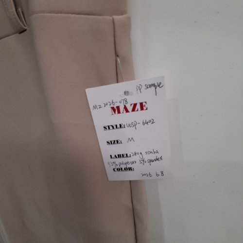 WOMEN'S MAZE COLLECTION WIDE LEG PANTS - MEDIUM - TAUPE (STYLE: WSP-6402) image 3