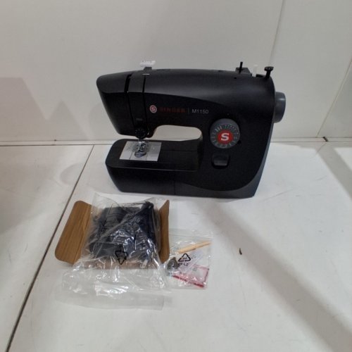 SINGER LIGHTWEIGHT & PORTABLE SEWING MACHINE WITH 45 STITCH APPLICATIONS - BLACK (MODEL: M1150) image 3