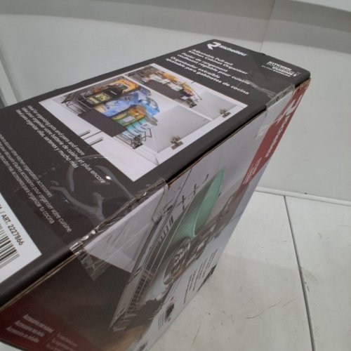 RICHELIEU ADJUSTABLE PULL-OUT KITCHEN CABINET ORGANIZER - 12.5'' X 20'' - CHROME SILVER (MODEL: 2227866) image 4