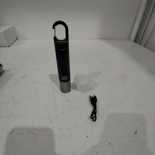 SMILING SHARK MULTIFUNCTIONAL RECHARGEABLE FLASHLIGHT WITH COB SIDELIGHT & HOOK - BLACK (MODEL: G2) image 3