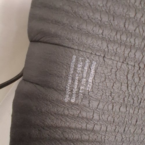 NON SLIP EXCERCISE YOGA MAT - 24.5" X 72" X 1.5" - BLACK image 2