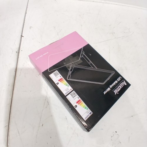 AUXMIR DIMMABLE FOLDABLE MAKEUP MIRROR - 8" X 6" - WHITE - (MODEL: BM-2219) image 4