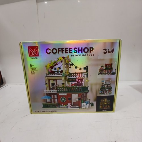 875PC MORKBRIXX COFFEE SHOP BUILDING BLOCK SET (MODEL: 20204) image 3