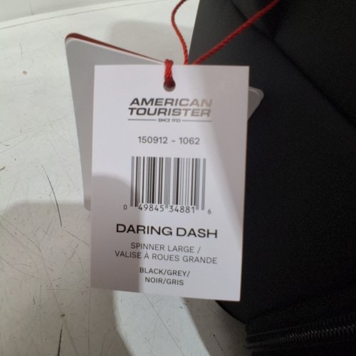 AMERICAN TOURISTER DARING DASH SPINNER LUGGAGE - LARGE - BLACK/GREY (MODEL: 150912-1062) image 2