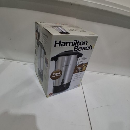 HAMILTON BEACH FAST BREW COFFEE URN - 45 CUPS - SILVER (MODEL: 40521) image 6