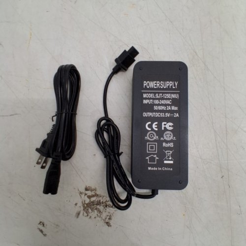 2PC ELECTRIC SCOOTER POWER SUPPLY - 5V - 2AMP -BLACK (MODEL: SJT-125E(NIU)) image 2