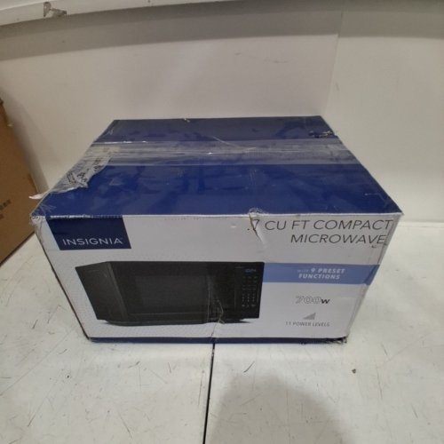 INSIGNIA COMPACT MICROWAVE OVEN - 0.7 CU. FT, 700W, 120 V - BLACK (MODEL: NS-MW7BK5) image 6