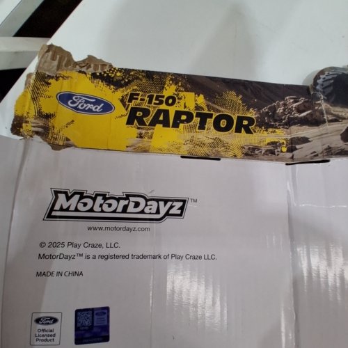 MOTORDAYZ REMOTE CONTROL TOY TRUCK - GREEN/BLACK (MODEL: FORD F-150 RAPTOR) image 3
