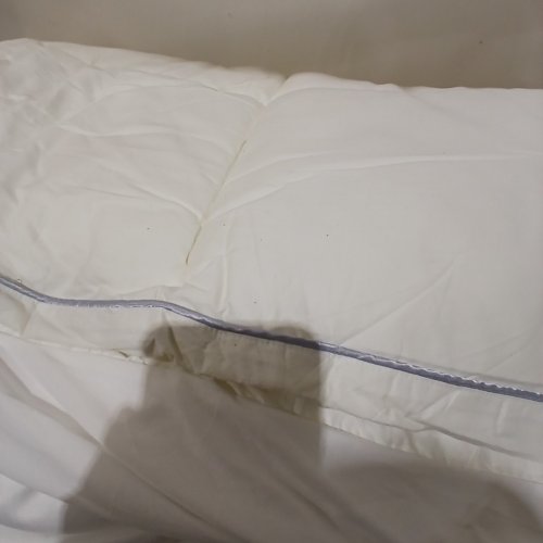 QUILTED MATTRESS TOPPER PAD - KING(78" X 80") - WHITE image 4