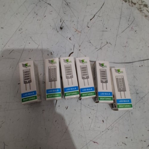 6PK LED BULBS - 2" X .6" - WHITE image 2