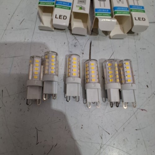 6PK LED BULBS - 2" X .6" - WHITE image 3