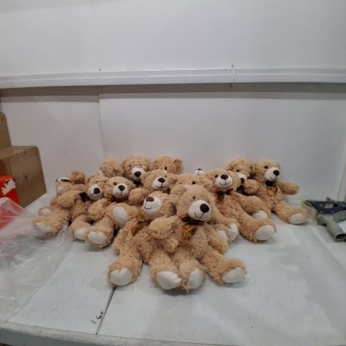 14PK MORISMOS TEDDY BEAR PLUSH TOYS - LIGHT BROWN image 2