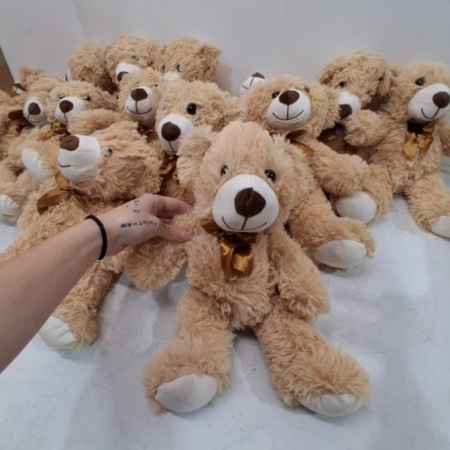 14PK MORISMOS TEDDY BEAR PLUSH TOYS - LIGHT BROWN image 3
