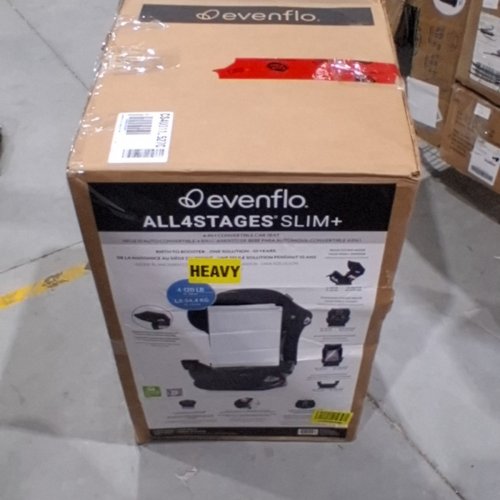 EVENFLO ALL4STAGES SLIM PLUS CANOPY CARSEAT - 4-40LBS/30-65LBS - BLACK (MODEL: CS400112527C) image 8