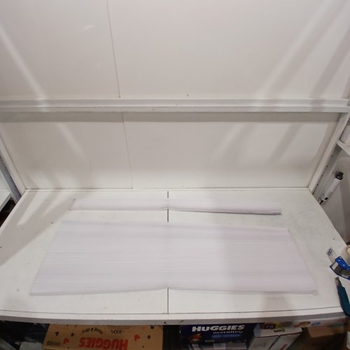 2PK PLEATED WINDOW PAPER SHADES LIGHT FILTERING BLINDS - 348" - WHITE image 2