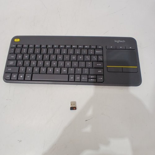 LOGITECH MEDIA K400 PLUS WIRELESS TOUCH KEYBOARD FOR PC AND TVS - BLACK (MODEL: 920-007119) image 3