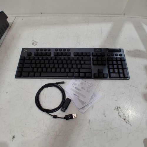 LOGITECH G915 LIGHTSPEED RGB WIRELESS BLUETOOTH MECHANICAL GAMING KEYBOARD, GL TACTILE BROWN SWITCHES, LIGHTSYNC RGB - BLACK (MODEL: Y-R0069) image 5