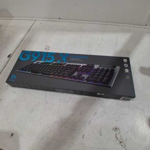 LOGITECH G915 LIGHTSPEED RGB WIRELESS BLUETOOTH MECHANICAL GAMING KEYBOARD, GL TACTILE BROWN SWITCHES, LIGHTSYNC RGB - BLACK (MODEL: Y-R0069) image 8