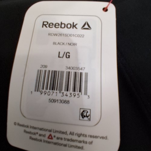 REEBOK WOMEN'S LEGACY SKORT - LARGE - BLACK (STYLE: RDW261SD01C022) image 3