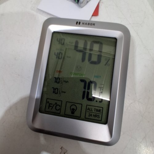 HABOR THERMO-HYGROMETER - WHITE (MODEL: HM220A) image 2