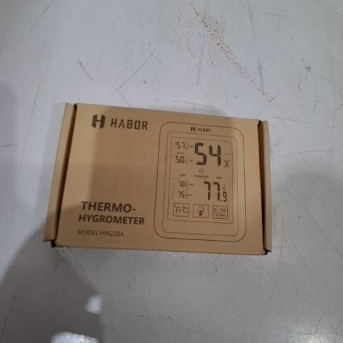 HABOR THERMO-HYGROMETER - WHITE (MODEL: HM220A) image 4