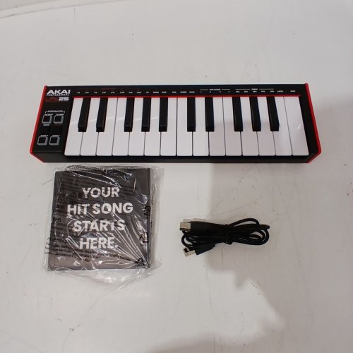 AKAI PROFESSIONAL LPK25 25-KEY PORTABLE USB MIDI KEYBOARD CONTROLLER - RED/ BLACK (MODEL: LPK25 - MK2) image 2
