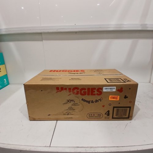 186PK HUGGIES SNUG AND DRY DIAPERS - SIZE 4 (22-37LB) - DISNEY MICKEY MOUSE (MODEL: 56412) image 2
