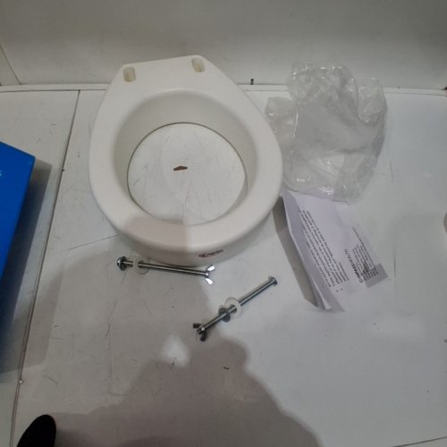 CAREX HEALTH BRANDS 3.5" TOILET SEAT ELEVATOR - ELONGATED image 2