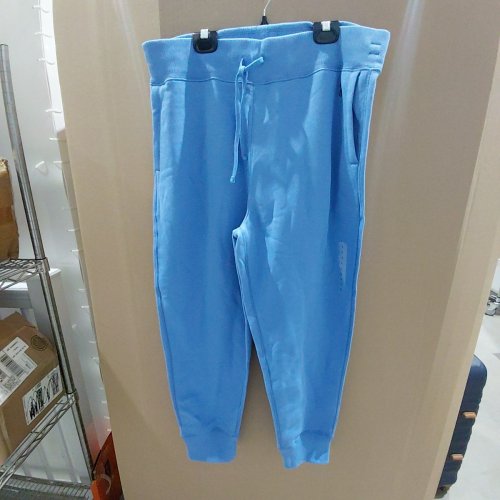 WOMEN'S RALPH LAUREN FLEECE LINED JOGGER SWEATPANTS - LARGE - SUMMER BLUE image 2
