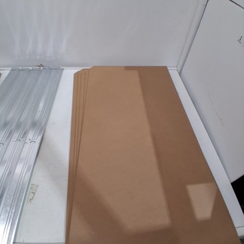 5-TIER HEAVY DUTY METAL STORAGE SHELVES - 71" X 36" - SILVER/BROWN image 6