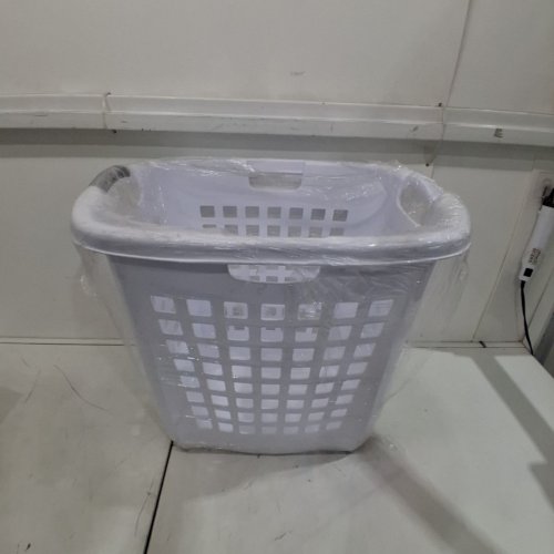 STERILITE ULTRA EASY CARRY LAUNDRY HAMPER - 22 1/4" X 17 3/8" X 19 7/8" - WHITE (MODEL: 1225LAB8) image 2
