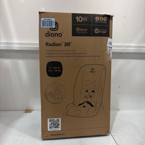 DIONO RADIAN 3R 3-IN-1 CONVERTIBLE CAR SEAT - BLACK image 6