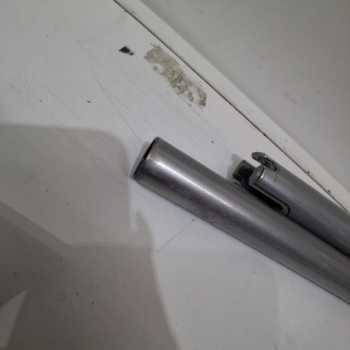 FOR LIVING ADJUSTABLE DUAL-MOUNT ALUMINUM CURVED SHOWER CURTAIN RAIL ROD - 72" - CHROME (MODEL: 063-6115-2) image 3