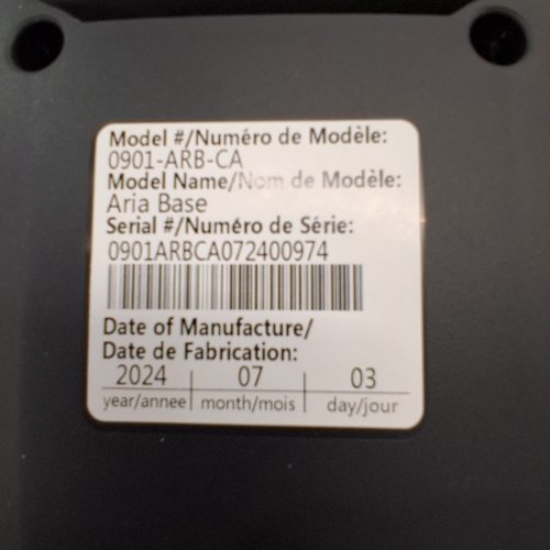 UPPABABY ARIA CAR SEAT BASE COMPATIBLE WITH ARIA CAR SEAT - BLACK (MODEL: 0901-ARB-CA) image 2