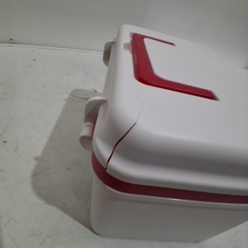 MENOLANA MEDICAL FIRST AID CASE WITH HANDLE - RED/WHITE image 3