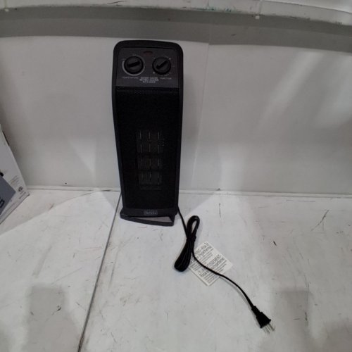 BLACK+DECKER CERAMIC TOWER HEATER - 1500W - BLACK (MODEL: BHTC571) image 3
