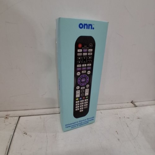ONN. 6-DEVICE UNIVERSAL REMOTE CONTROL - COMPATIBLE WITH ALL MAJOR BRANDS - BLACK image 4