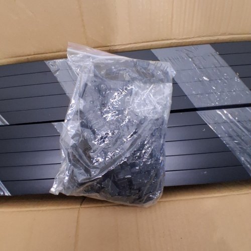 100PK HYPERGIANT ALUMINUM FACE MOUNT RECTANGULAR DECK BALUSTERS - 38" - BLACK image 3
