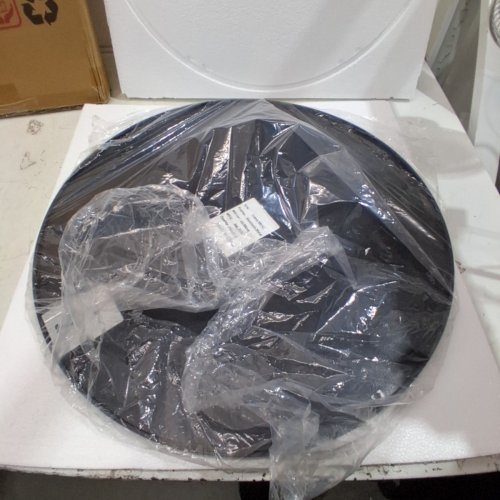 ROUND FRAMED MIRROR - 20" - BLACK image 3