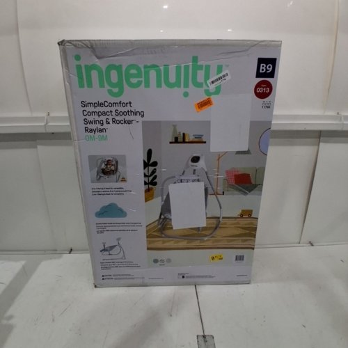 INGENUITY SIMPLE COMFORT 2-IN-1 SWING & ROCKER - RAYLAN - (MODEL: ‎11791) image 7