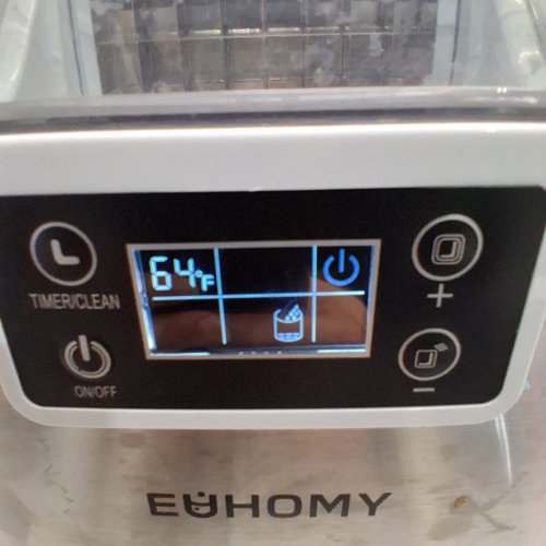 EUHOMY ICE CUBE MAKER MACHINE - 45LBS/DAY - SILVER/BLACK (MODEL: IM004-CSI-CAEH/IM-FP) image 2